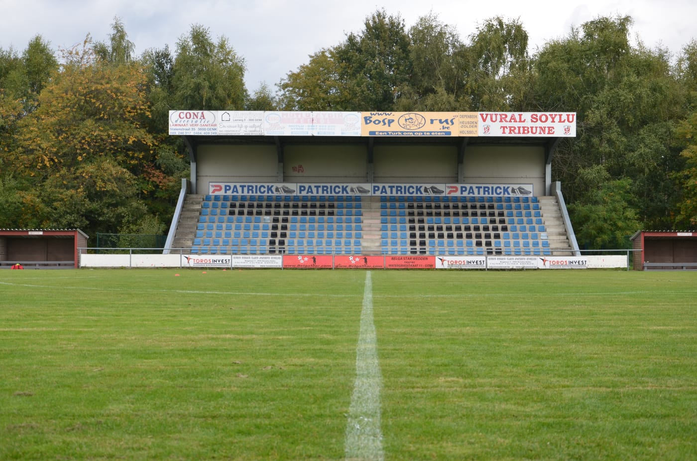 The club's pitch and stand